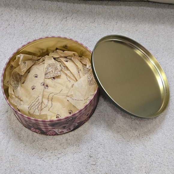 Boyds Bears Country Collectible Tin Round Storage Box - Picture 5 of 16